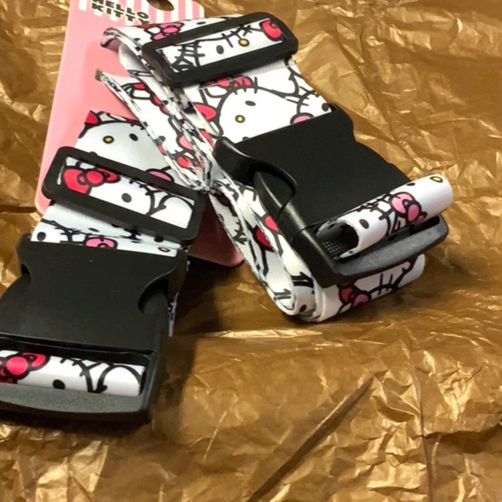 Hello Kitty, luggage straps
